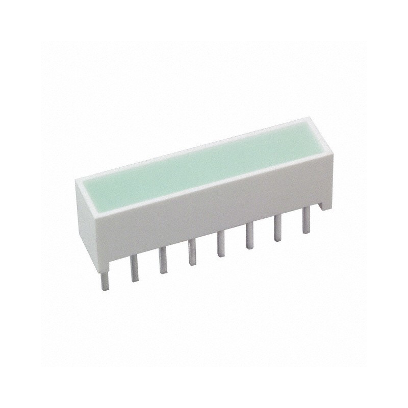 1 pcs : HLMP-2550 - LED LT BAR 19.05X3.81MM SGL GRN