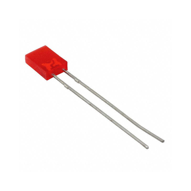 1 pcs : WP113IDT - LED RED DIFF RECT 2MMX5MM T/H