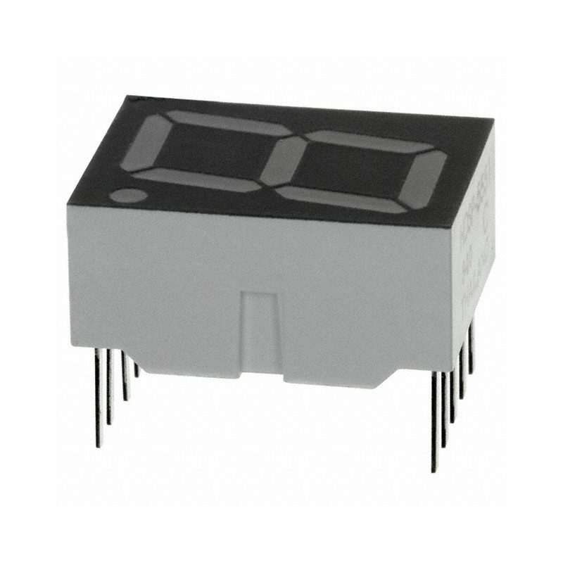 1 pcs : HDSP-5551 - DISPLAY 7SEG 0.56' SGL RED 10DIP