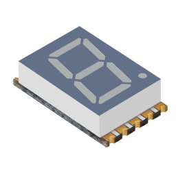 1 pcs : XZFMDK10C - DISPLAY 7-SEG 0.4' SGL RED 10SMD