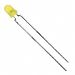 1 pcs : TLLY4400 - LED YELLOW DIFFUSED T-1 T/H