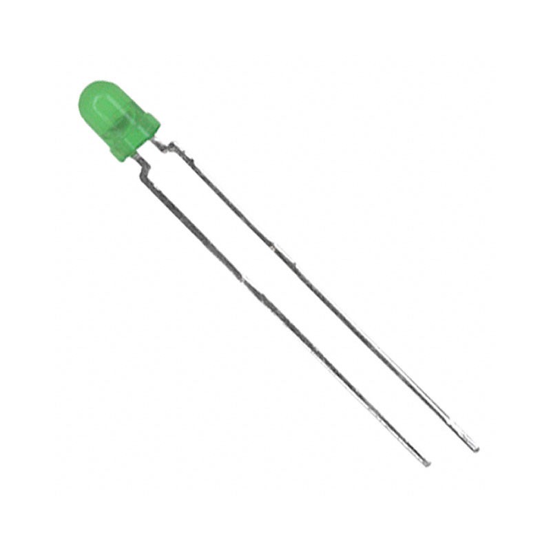 1 pcs : TLHG4400 - LED GREEN DIFFUSED T-1 T/H