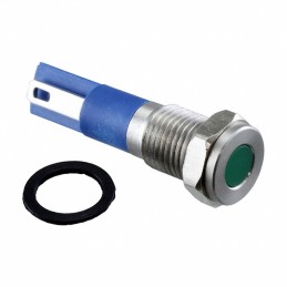 1 pcs : PVL08FLS31 - LED PANEL INDICATOR GREEN 2.8V