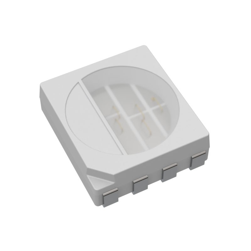 1 pcs : IN-P55QDTRGBW - LED RGBW CLEAR 8PLCC SMD