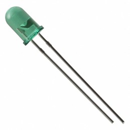 1 pcs : MV5452 - LED GREEN CLEAR T-1 3/4 T/H