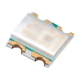 1 pcs : 19-237/R6GHBHC-A07/2T - LED RGB CLEAR 4SMD