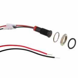 1 pcs : Q6F7BXXR02E - LED PM INDICATOR FLUSH RED