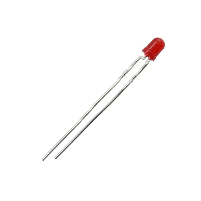 1 pcs : MV57640 - LED RED DIFFUSED T-1 T/H