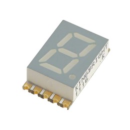 1 pcs : ACSA03-41EWA-F01 - DISPLAY 7-SEG 0.3' SGL RED 10SMD