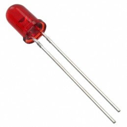 1 pcs : MV5752 - LED RED CLEAR T-1 3/4 T/H