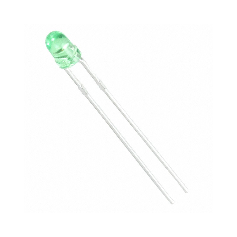 1 pcs : WP710A10GT - LED GREEN CLEAR T-1 T/H