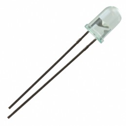 1 pcs : MV3450 - LED GREEN CLEAR T-1 3/4 T/H