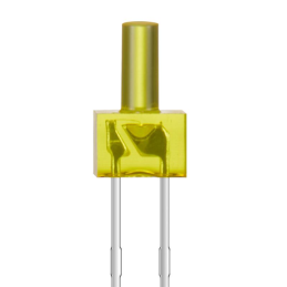 1 pcs : XLMYK13D - LED YELLOW DIFFUSED 2MM T/H