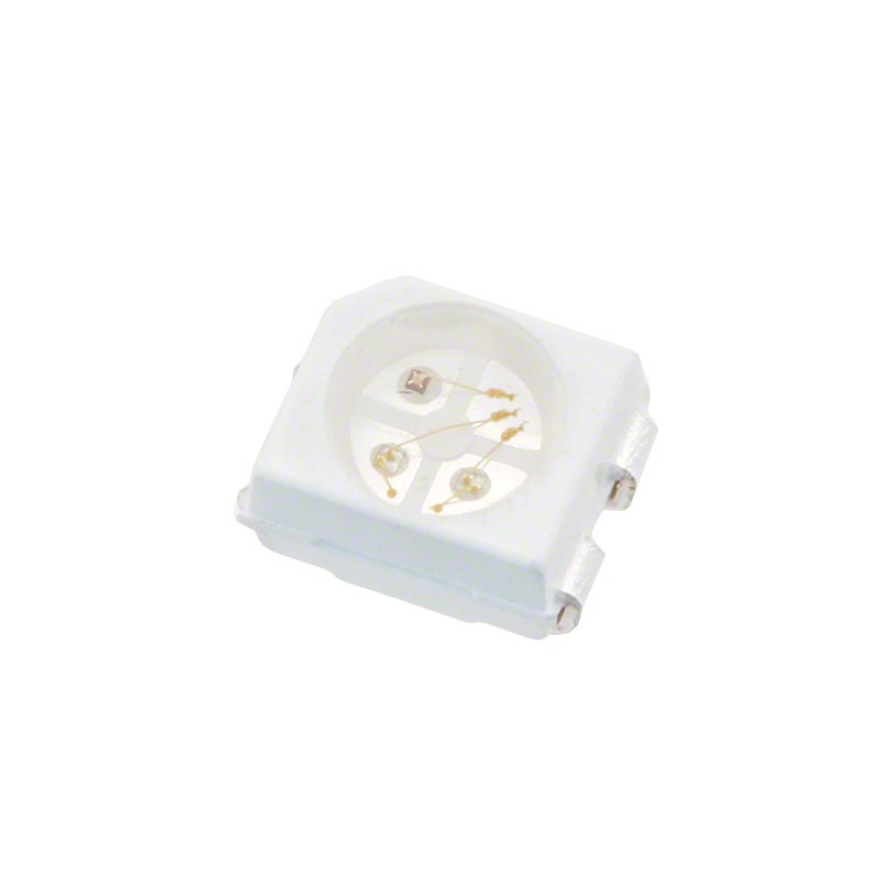 1 pcs : HSMF-A341-A00J1 - LED RGB CLEAR 4PLCC SMD