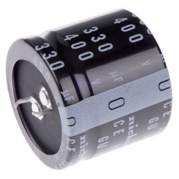 1 pcs - Nichicon 330μF Aluminium Electrolytic Capacitor 400V dc, Snap-In - LGU2G331MELC