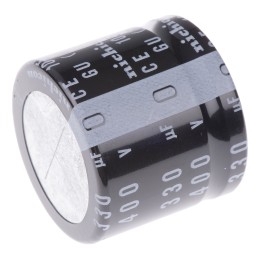 1 pcs - Nichicon 330μF Aluminium Electrolytic Capacitor 400V dc, Snap-In - LGU2G331MELC