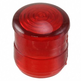 1 pcs : CMC_321_RTP - LENS RED PANEL MOUNT SNAP-IN