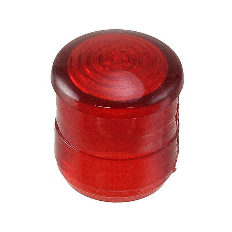1 pcs : CMC_321_RTP - LENS RED PANEL MOUNT SNAP-IN