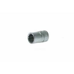 1 pcs - Teng Tools 1/2 in Drive 16mm Standard Socket, 12 point, 38 mm Overall Length