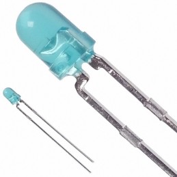 1 pcs : CMD264-UBD - LED BLUE DIFFUSED T-1 T/H