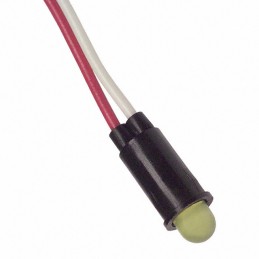 1 pcs : 5100H7 - LED YELLOW 1/4' HOLE PANEL MOUNT
