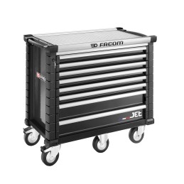 1 pcs - Facom 8 drawer Wheeled Tool Chest, 1035mm x 575mm x 1194mm