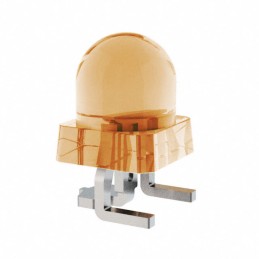 1 pcs : AEMD-EL3K-VW002 - LED AMBER DIFFUSED SMD