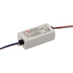 1 pcs - MEAN WELL LED Driver, 16 - 32V Output, 8W Output, 250mA Output, Constant Current