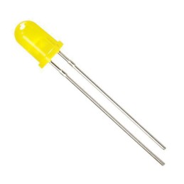 1 pcs : QBL8Y60D - LED YELLOW DIFFUSED T-1 3/4 T/H