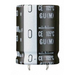 1 pcs - Nichicon 120μF Electrolytic Capacitor 400V dc, Through Hole - LGU2G121MELZ