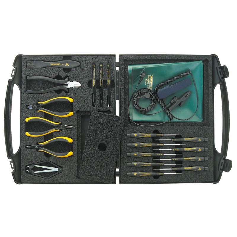 1 pcs - Bernstein 18 Piece ESD Tool Kit with Case