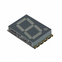 1 pcs : ACSC56-41CGKWA-F01 - DISPLAY 7SEG 0.56' SGL GRN 10SMD