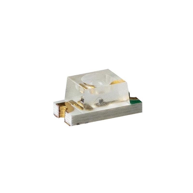 1 pcs : 599-0461-127F - LED GREEN CLEAR 1206 SMD