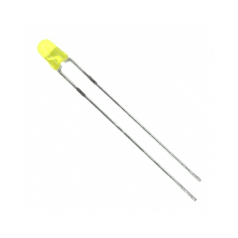 1 pcs : SSL-LX3044YD - LED YELLOW DIFFUSED T-1 T/H