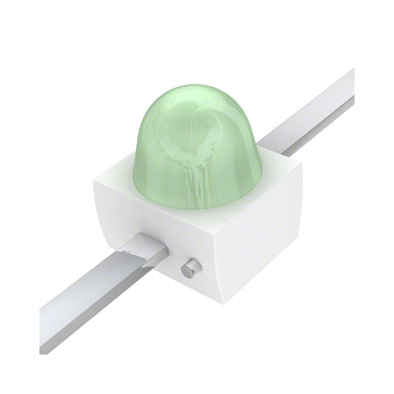 1 pcs : HLMP-6500-F0021 - LED GREEN DIFFUSED YOKE LEAD SMD
