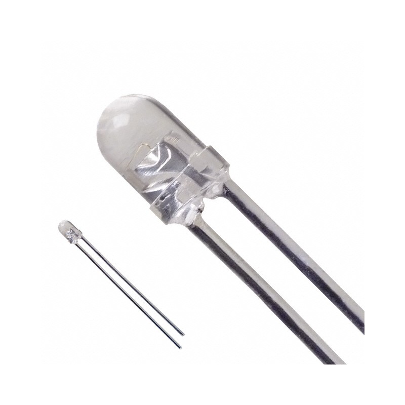 1 pcs : SSL-LX3044USBC - LED BLUE CLEAR T-1 T/H