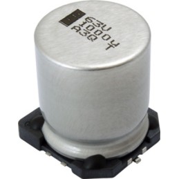 1 pcs - Vishay 330μF Aluminium Electrolytic Capacitor 16V dc, Surface Mount - MAL214699501E3