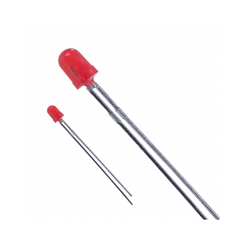1 pcs : LTL-4261N - LED RED DIFFUSED T/H