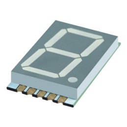 1 pcs : XZFCBD20A-A - DISPLAY 7SEG 0.8' SGL BLUE 10SMD