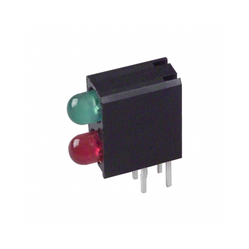 1 pcs : 5530121F - LED CBI 3MM BI-LVL GREEN RED RA