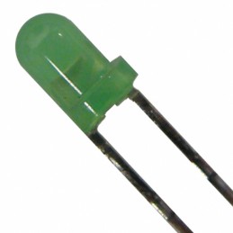 1 pcs : XLUG34D - LED GREEN DIFFUSED T-1 T/H