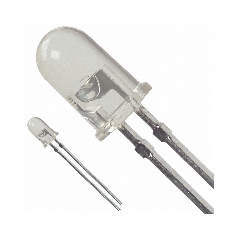 1 pcs : HLMP-3850 - LED YELLOW CLEAR T-1 3/4 T/H