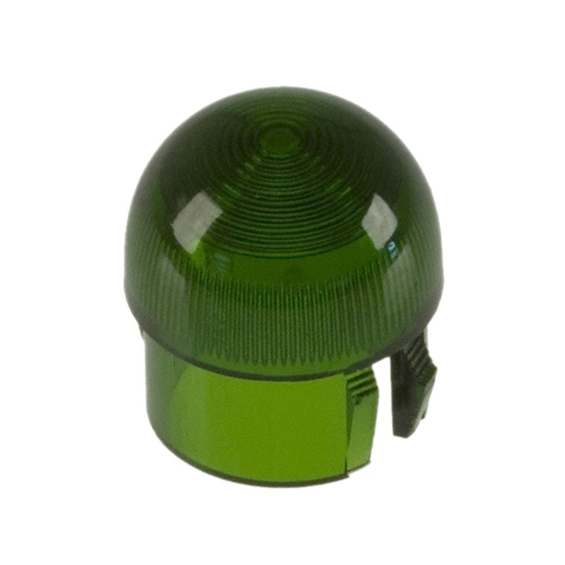 1 pcs : 4345 - LENS GREEN WIDE SNAP-IN