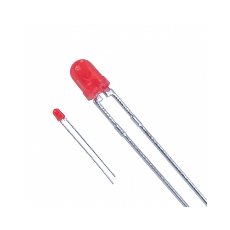 1 pcs : LTL-4221N - LED RED DIFFUSED T-1 T/H