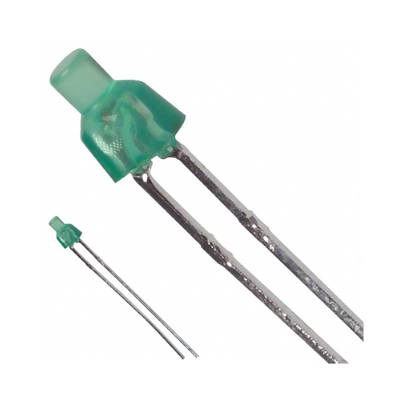 1 pcs : SSL-LX20465GD - LED GREEN DIFF T-2MM TAPER T/H