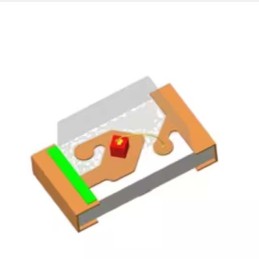 1 pcs : RF-OUB191TB-CE - LED SINGLE-COLOR INDICATOR SMD