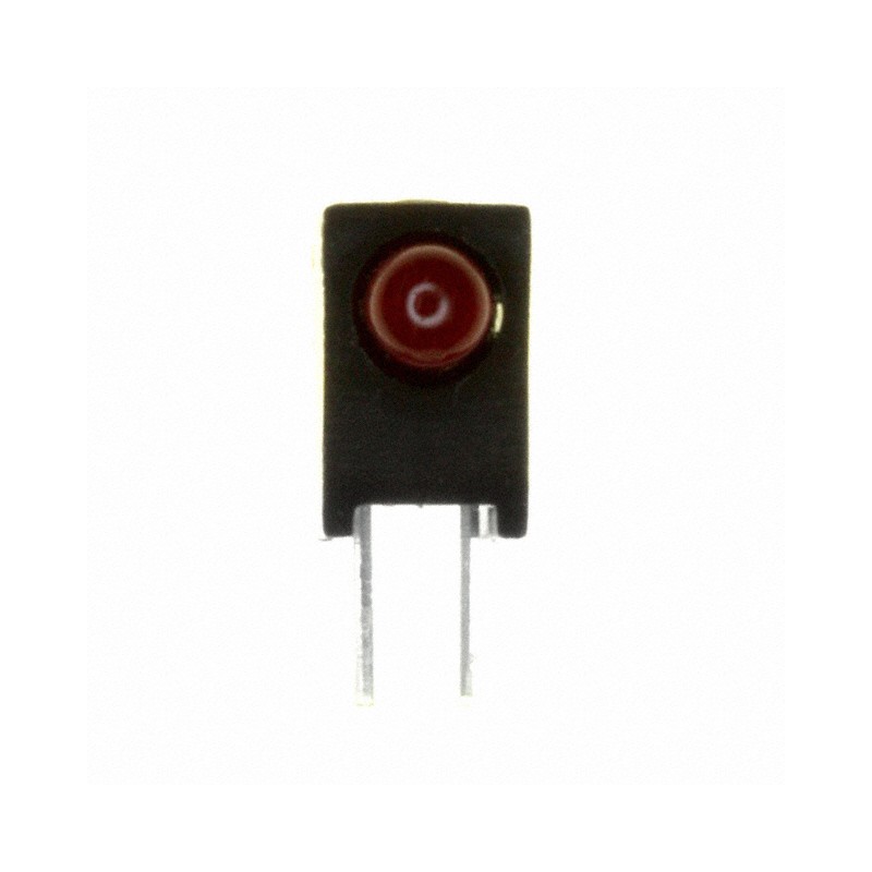 1 pcs : HLMP-1301-E00A2 - LED CBI 3MM RED RA HSG