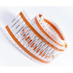 1 Reel of 250 - TE Connectivity ZHD-SCE White Heatshrink Labels, 50mm Width, 250 Qty