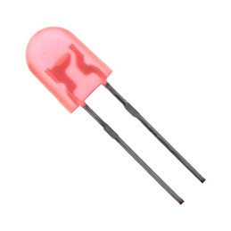 1 pcs : HLMP-HG74-XY0DD - LED RED DIFFUSED 5MM OVAL T/H