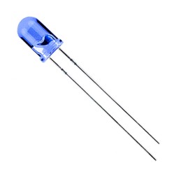 1 pcs : LTH5MM12VFR4600 - LED BLUE CLEAR T-1 3/4 T/H